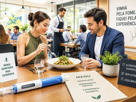 Canetas emagrecedoras começam a alterar hábitos de consumo e desafiam restaurantes a reinventar cardápios e experiências gastronômicas.