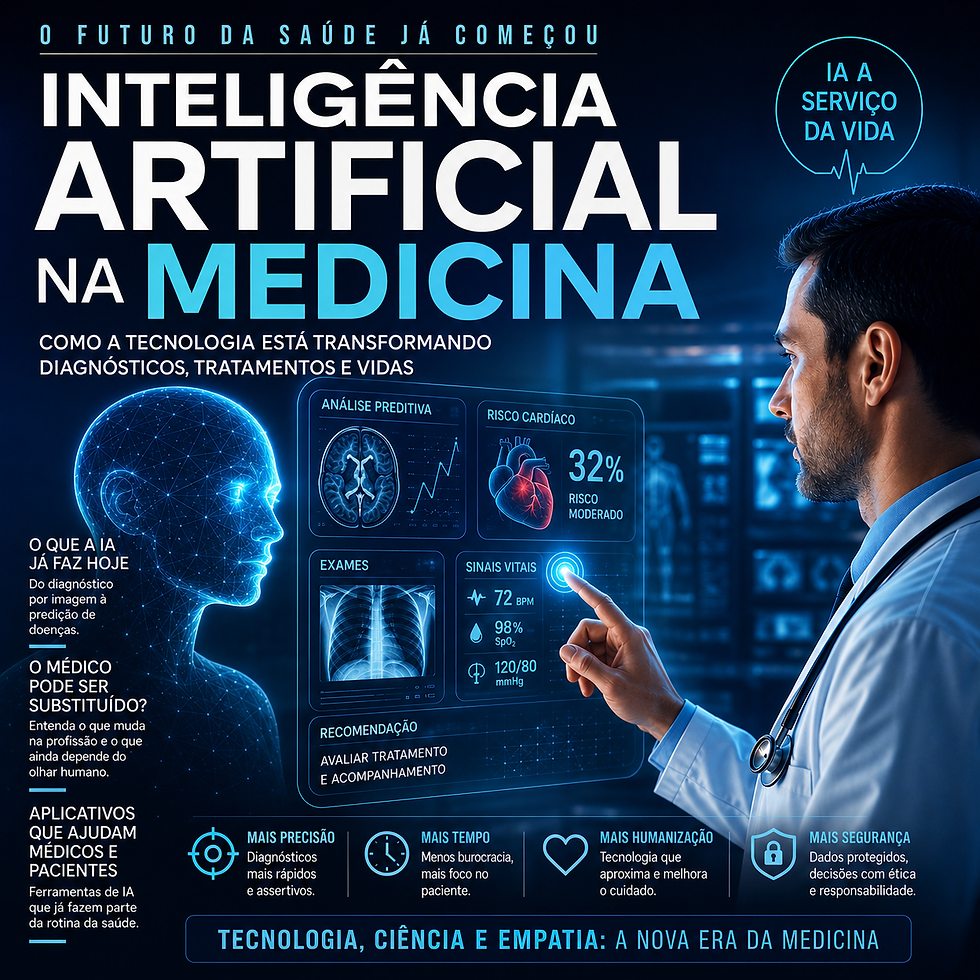 Inteligência Artificial revoluciona a medicina e muda o papel do médico