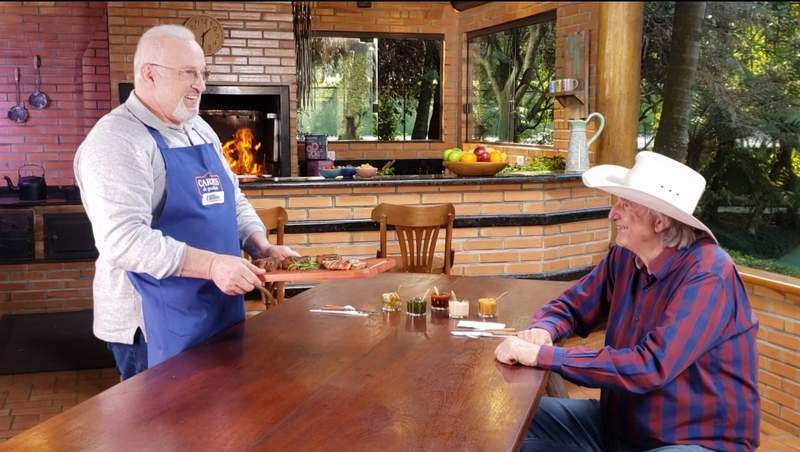 Sérgio Reis e Zonta estrelam campanha do Entreposto de Carnes Condor