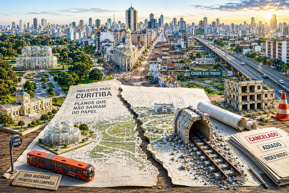 Os maiores fracassos urbanos de Curitiba que ainda geram debate na cidade
