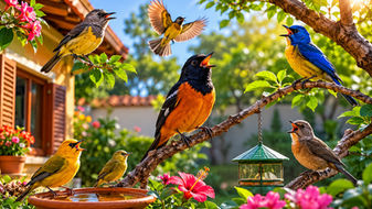 Por que os pássaros cantam no seu jardim?