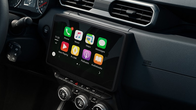 RENAULT DUSTER RECEBE NOVA CENTRAL MULTIMÍDIA DISPLAY LINK WIRELESS