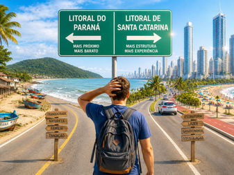 Curitibanos trocam o litoral do Paraná por Santa Catarina e criam um êxodo turístico nos feriados
