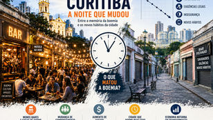 Mudanças econômicas, culturais e urbanas transformaram a dinâmica da vida noturna de Curitiba nas últimas décadas.