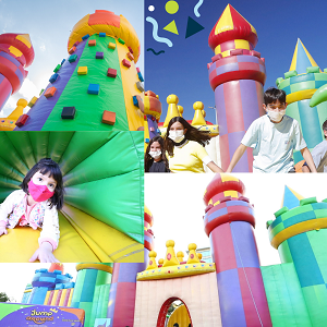 Jump Around: o maior castelo inflável da América Latina chega ao ParkShoppingBarigüi