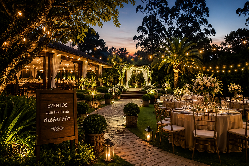 Chácara das Paineiras: tradição em eventos e gastronomia em Curitiba