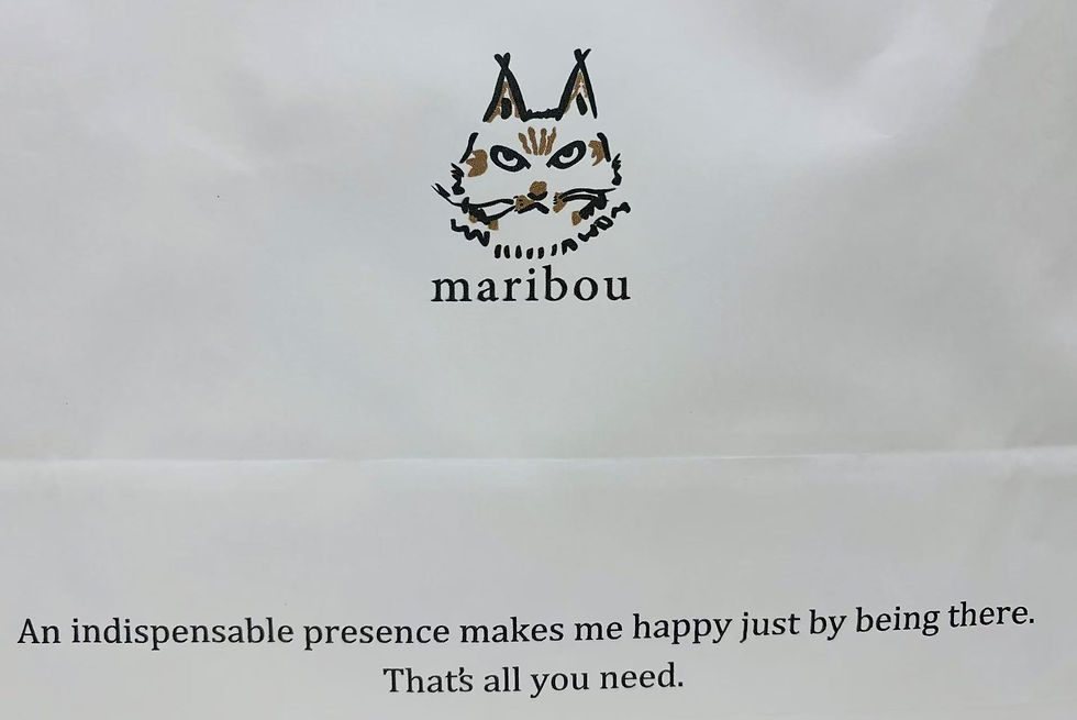 サムネイル： maribou ギフト用お手提げ紙袋 ショッパー