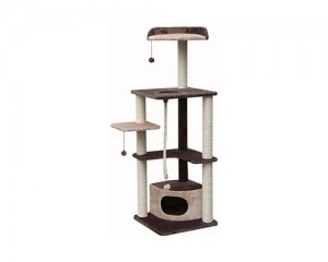Multi tier scratch pole
