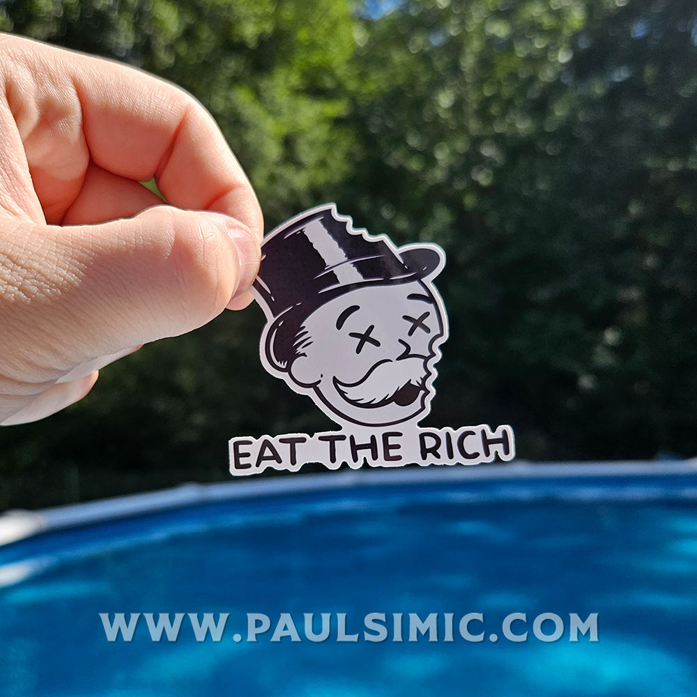 Eat The Rich - Sticker
