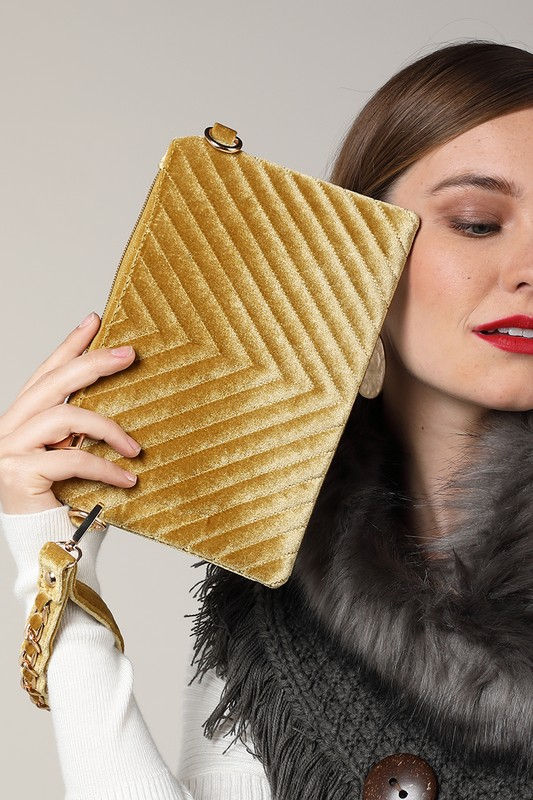 Gloria Velvet Purse