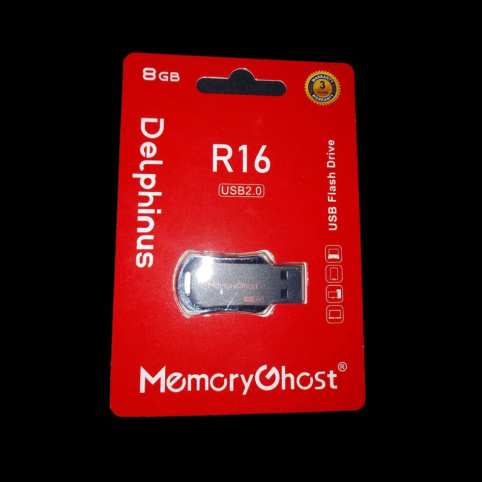 Thumbnail: FLASH DRIVE - MEMORY GOST DELPHINUS R16  USB 2.0 - 8GB