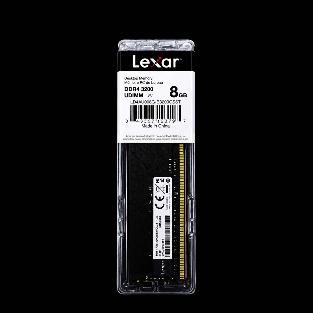 RAM - DESKTOP DDR4 8GB LEXAR