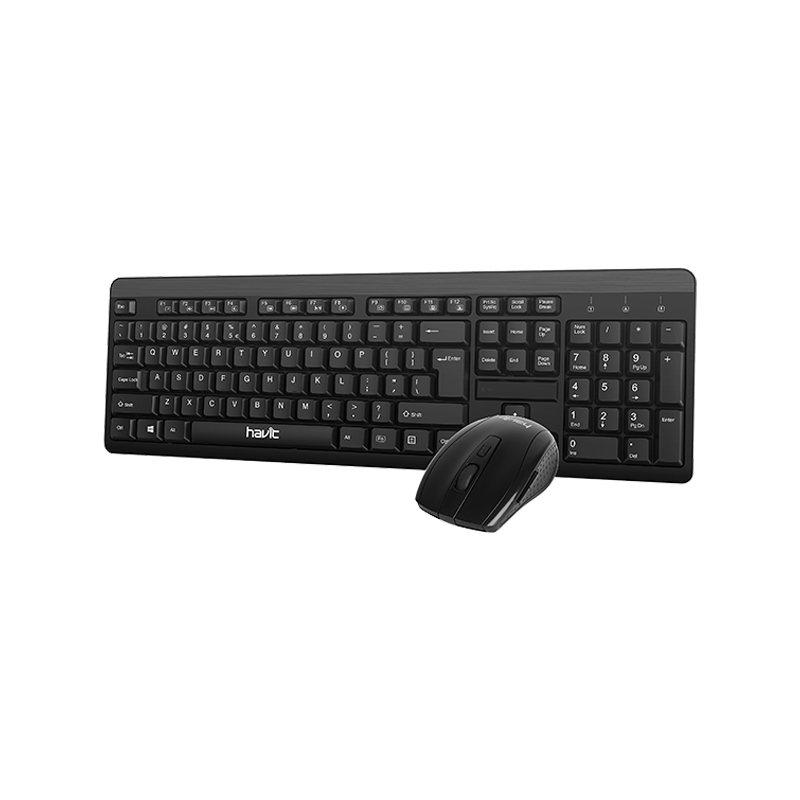 HAVIT WIRELESS KEY BOARD & MOUSE - HVKB- KB260 GCM - BK
