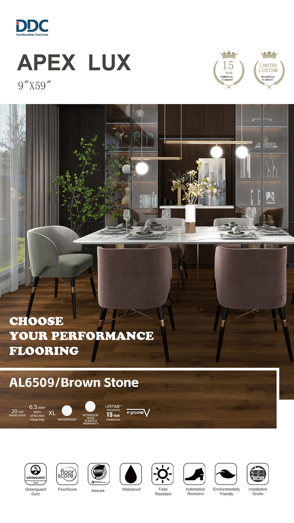 Thumbnail: AL6509 Brown Stone