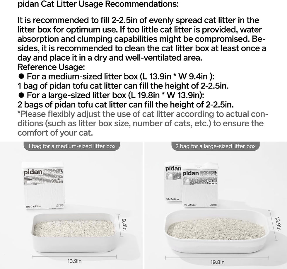 Thumbnail: Pidan 100% Natural Tofu Cat Litter - Flushable & Clumping (2-Pack)