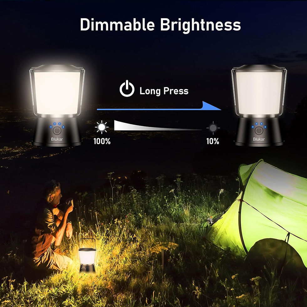 Thumbnail: Blukar Rechargeable LED Camping Lantern – 5 Light Modes