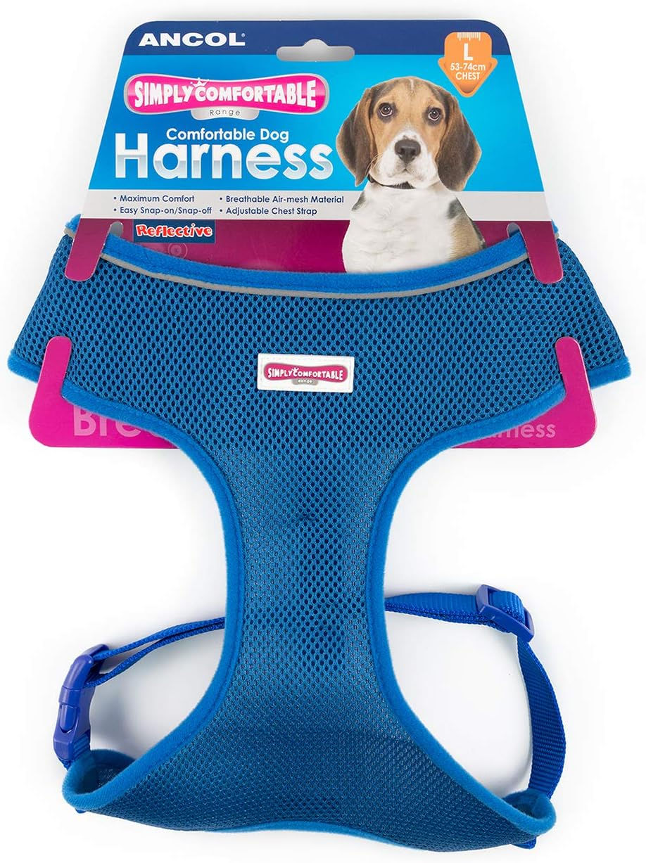 Thumbnail: Ancol Mesh Dog Harness Pink XS 28-40cm