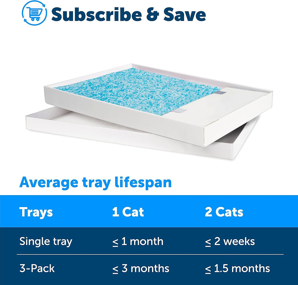 Thumbnail: PetSafe ScoopFree Blue Crystal Litter Replacement Tray - 1 Pack