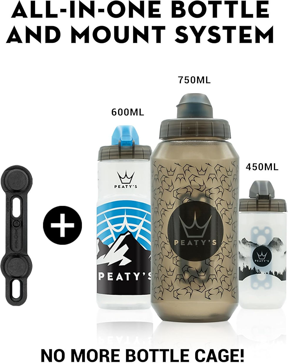 Thumbnail: Peaty's x Fidlock Lockin Magnetic Bike Water Bottle & Mount - Bike Drink Ho
