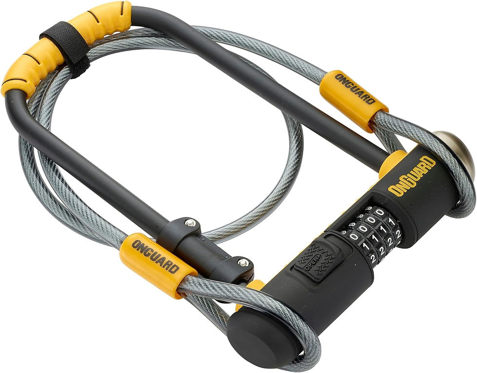 Thumbnail: OnGuard Bulldog Combo DT-8012C – High-Security U-Lock & Cable Set