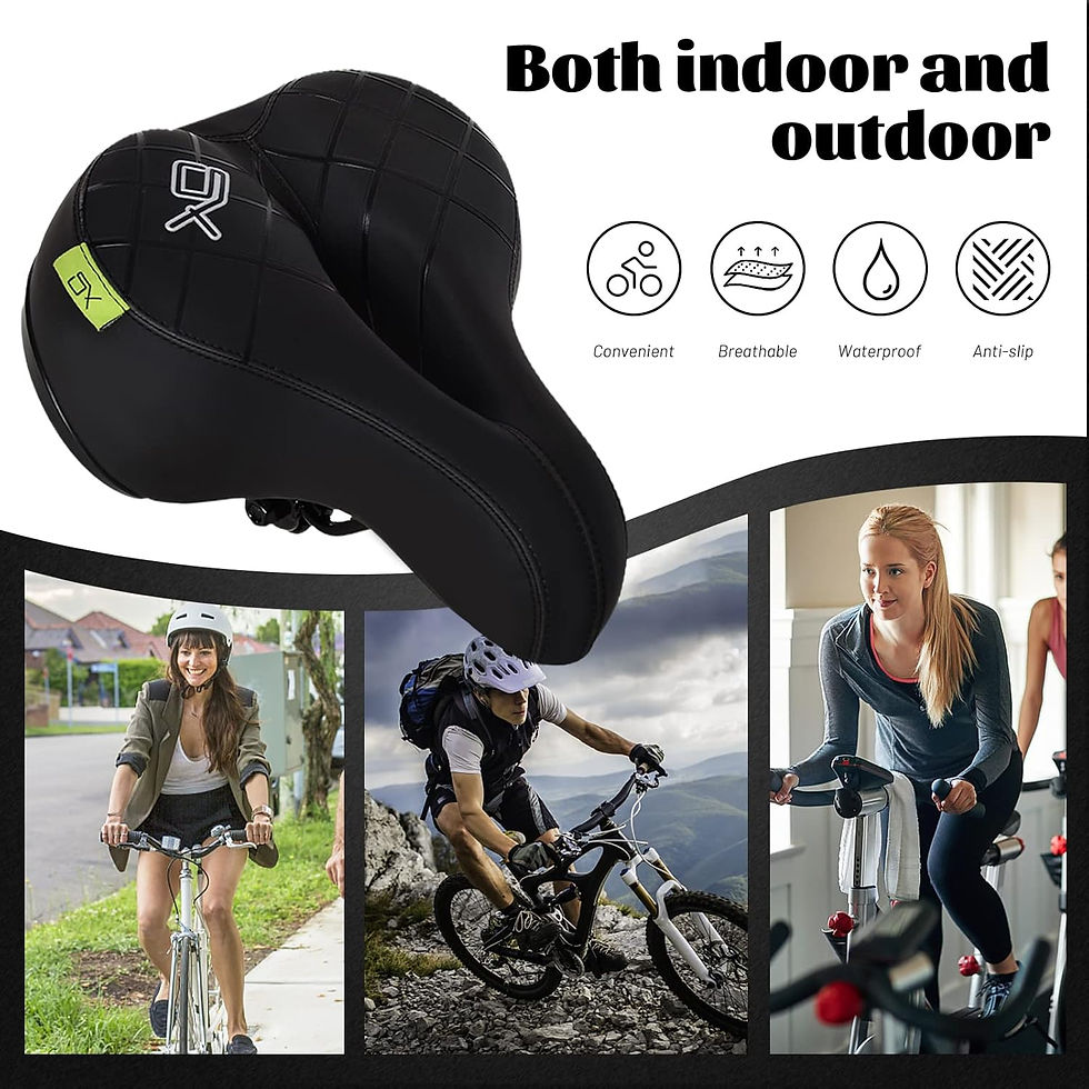 Thumbnail: BWBIKE Oversized Comfort Saddle – High-Stability Shockproof Design
