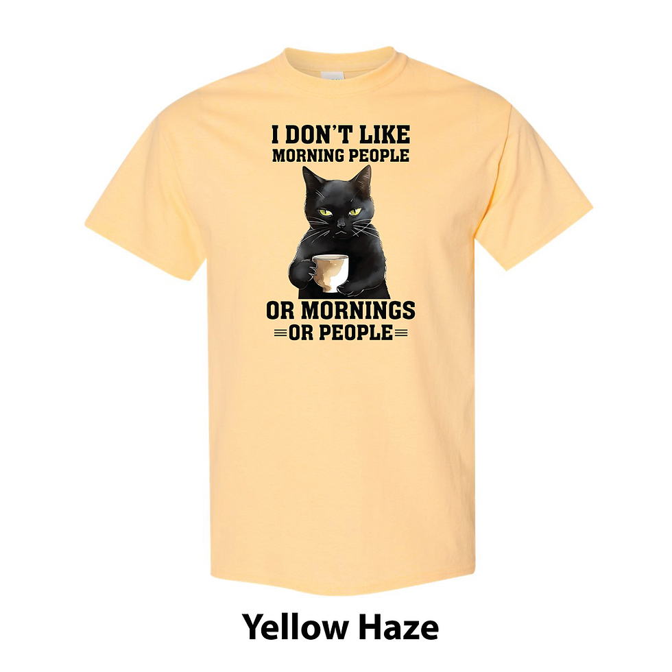 Thumbnail: Angry Black Cat I Don't Like Morning People
