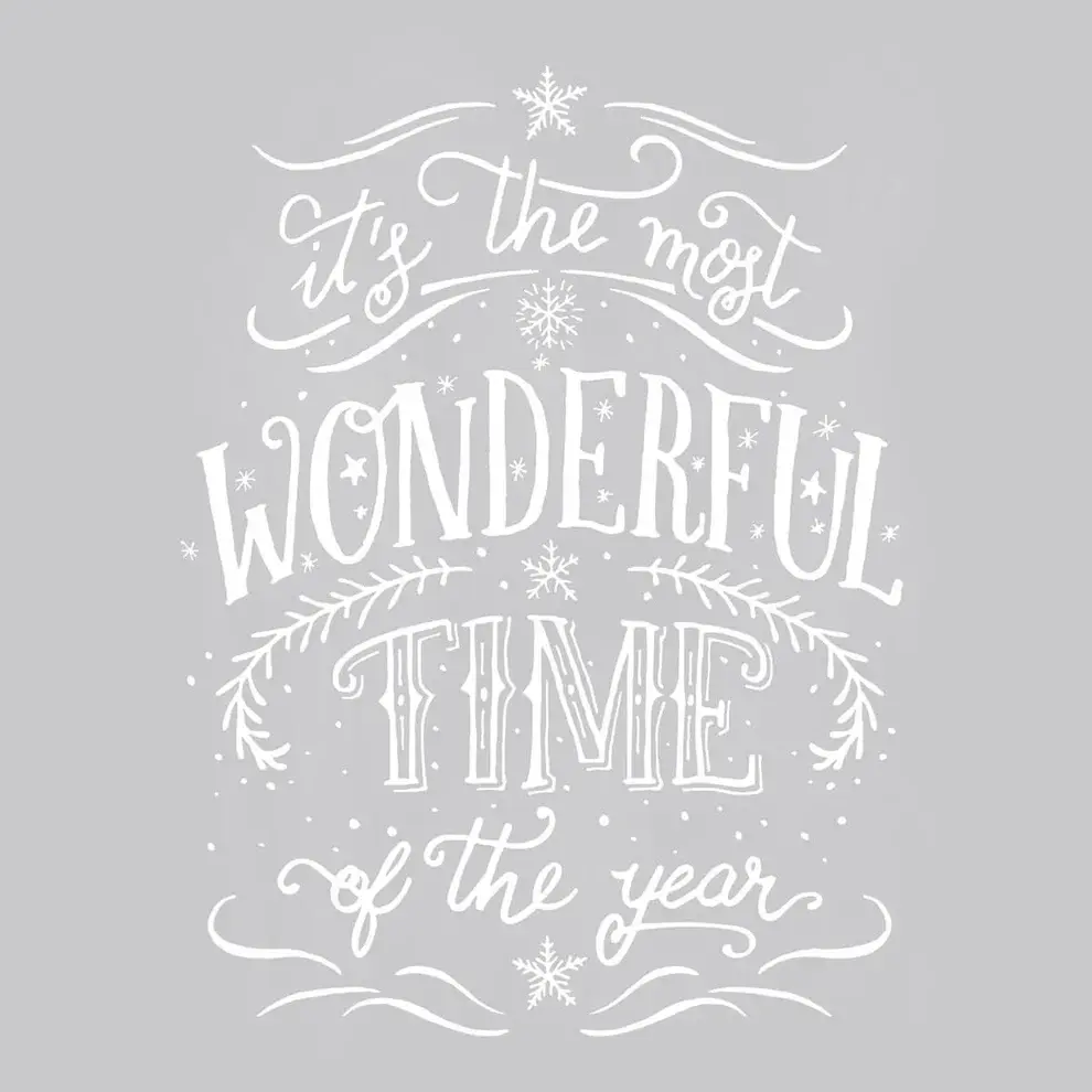 It's the Most Wonderful Time white type