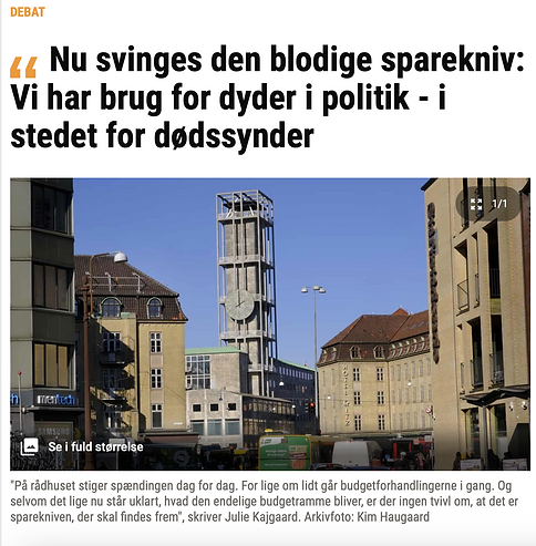 Debatindlæg Stiften