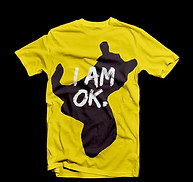 Yellow OK Print T-Shirt