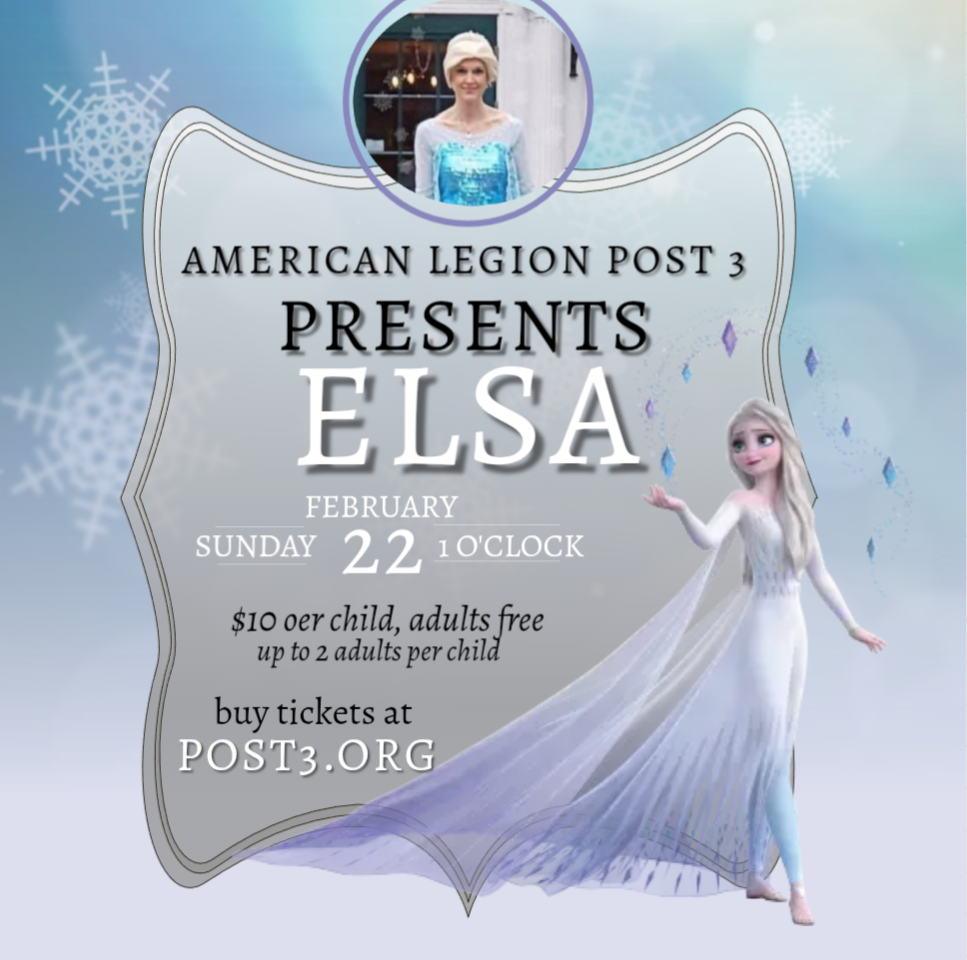 POSTPONED - KIDS EVENT! - Meet Elsa from Frozen