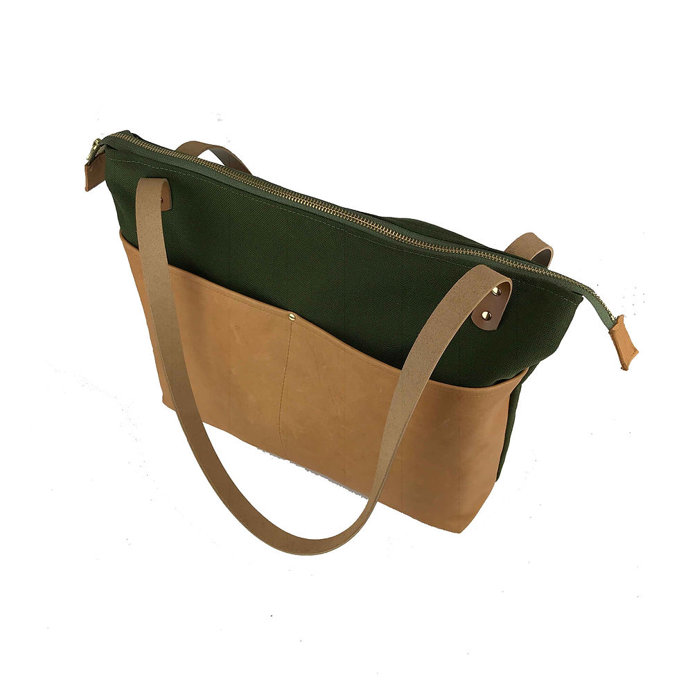 Thumbnail: Large Tote | Leather Accents