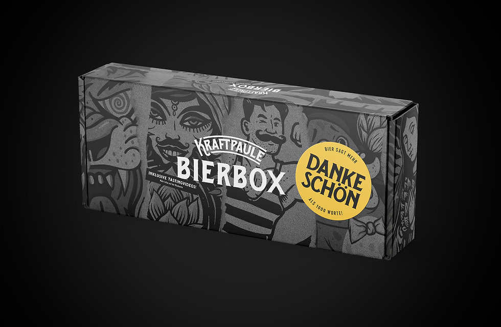 KRAFTPAULE BIERBOX - Die Geschenkbox mit Tastingvideos