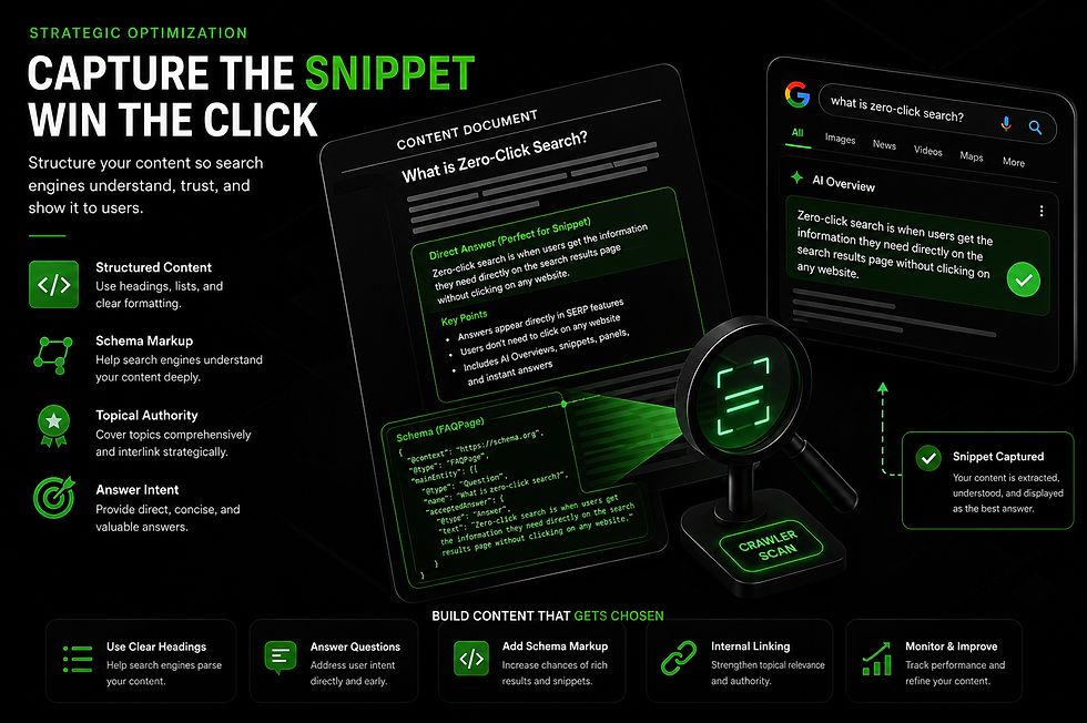 Zero-click SEO strategy using schema markup and snippets to improve visibility | 10x Digital Marketing