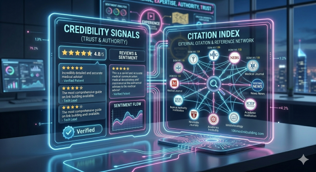 E-E-A-T trust signals with citations and reviews | 10x Digital Marketing