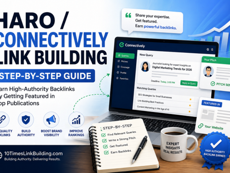 HARO / Connectively Link Building: Step-by-Step Guide