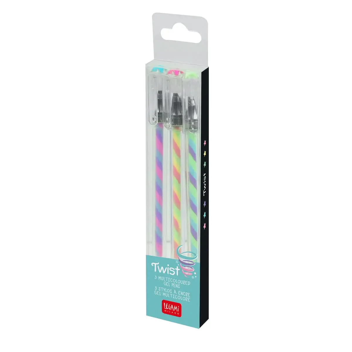 Set di 3 Penne Gel Multicolore - Twist