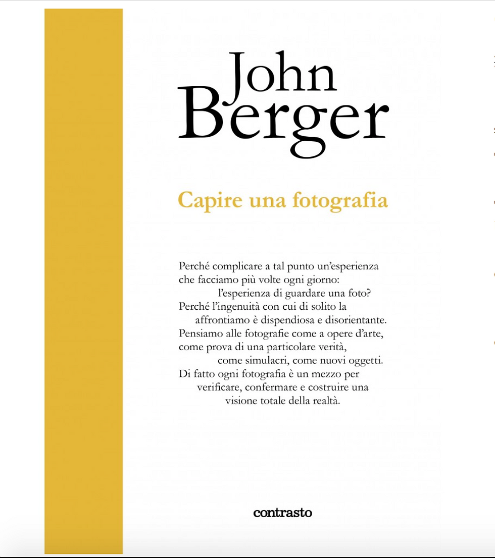 Capire una Fotografia – John Berger