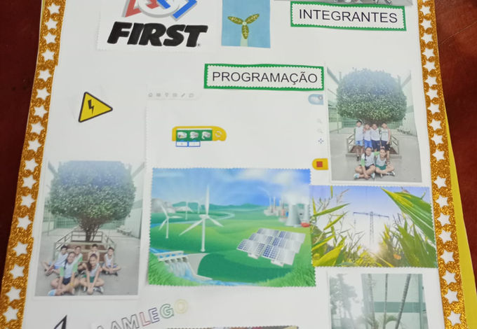 A ideia do grupo AAM LEGO é gerar energia a partir da força da água do mar. 