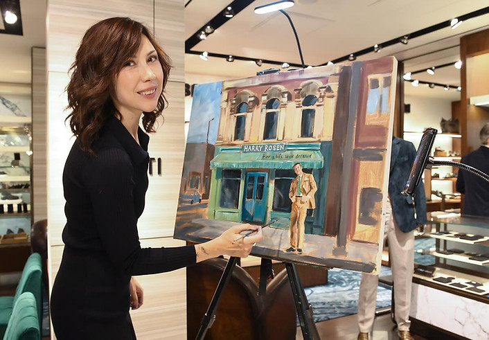 Toronto live painter
