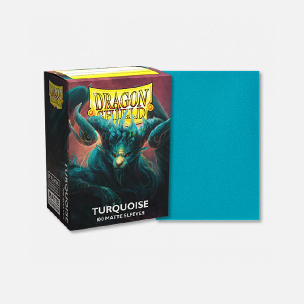 Dragon Shield: Matte Card Sleeves (100): Turquoise