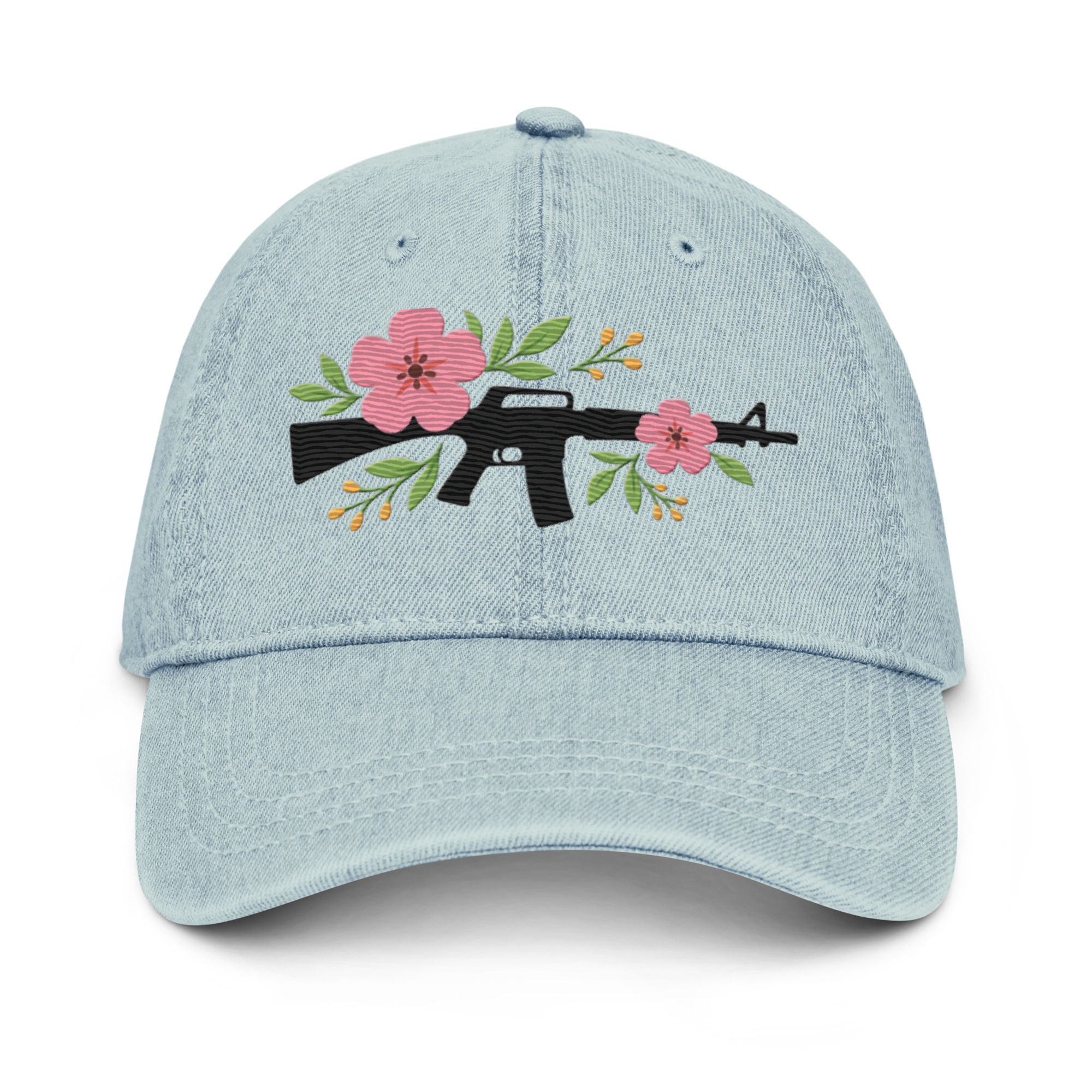 Floral Rifle Denim Hat