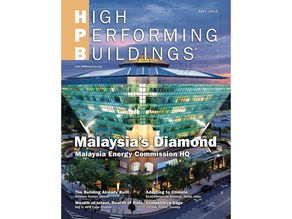 Front page of ASHRAE High Performance Buildings magazine