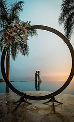 Bodas al atardecer en Kona, la Gran Isla de Hawái