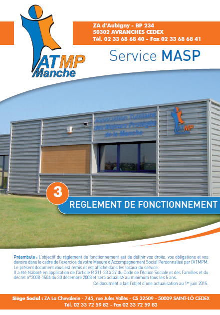 Règlement de fonctionnement