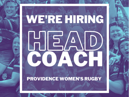 PROVIDENCE RUGBY IS HIRING: D1 Women's Head Coach