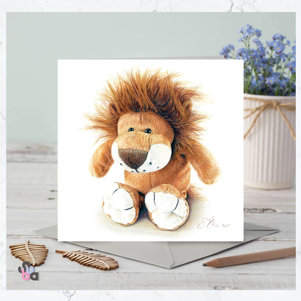 Thumbnail: Lion- Greeting Card
