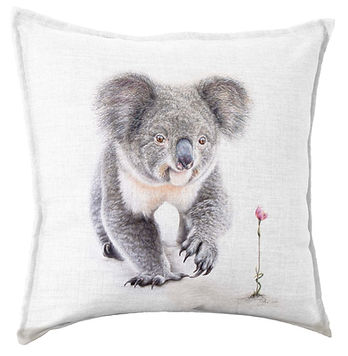 Koala and orchid mock up cushion.jpg