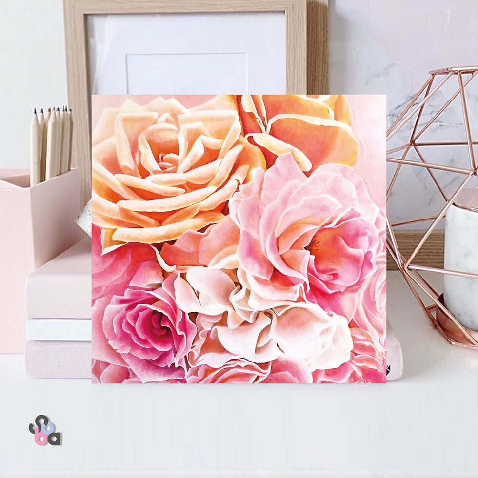 Thumbnail: Nicola's Roses - Greeting Card