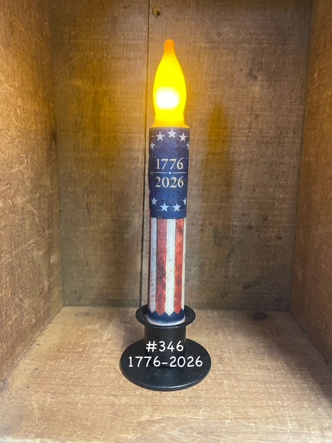 Thumbnail: Celebrating 250 Years Taper Candles 2 designs