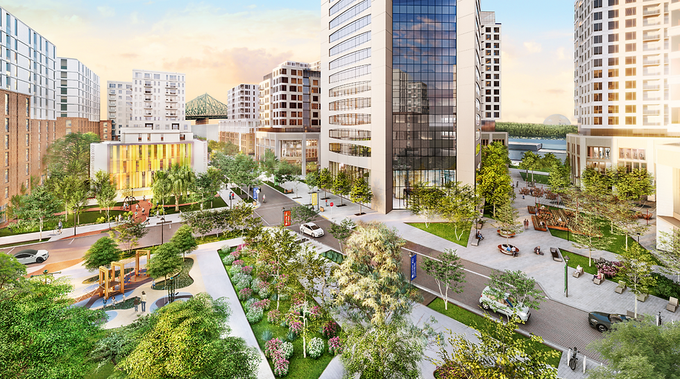 Quartier des lumières place